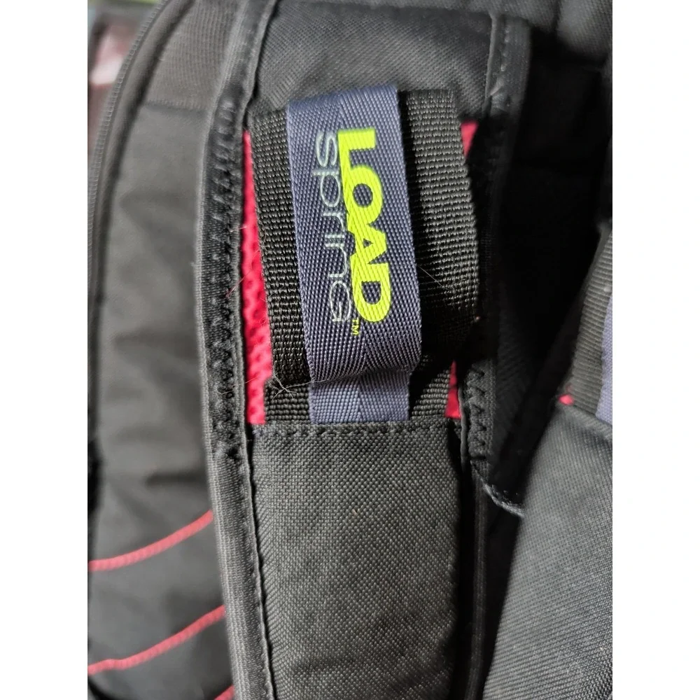 Adidas Load Spring Backpack Black/Orange/pink Back‎ To School Used Good Shape